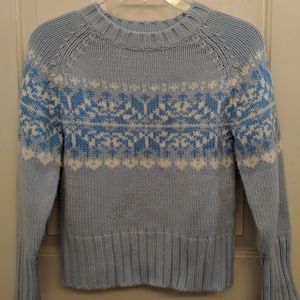 Light Blue Knit Sweater
